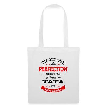 TATA PARFAITE - Sac en tissu - blanc - Devant