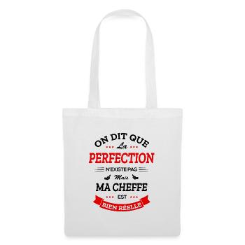 CHEFFE PARFAITE - Sac en tissu - blanc - Devant