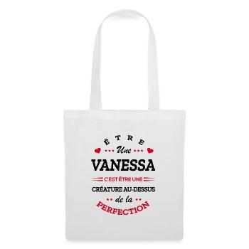 VANESSA PARFAITE - NOM VANESSA - Sac en tissu - blanc - Devant