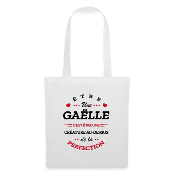 GAËLLE PARFAITE - NOM GAËLLE - Sac en tissu - blanc - Devant