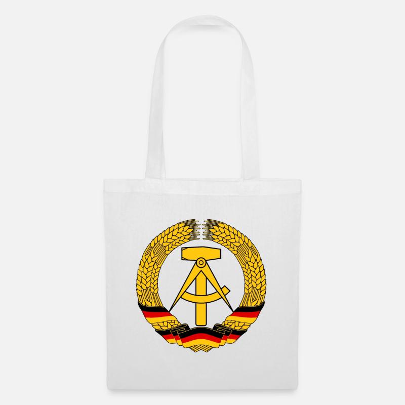 DDR Wappen (Original) - Stoffbeutel - Weiß
