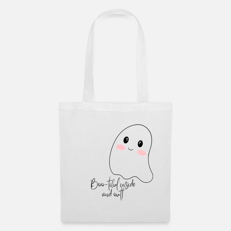Halloween Ghost Gespenst Boo-tiful Geschenk Gift - Stoffbeutel - Weiß