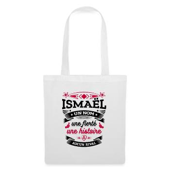 ISMAËL UN NOM UNE FIERTÉ AUCUN RIVAL - Sac en tissu - blanc - Devant