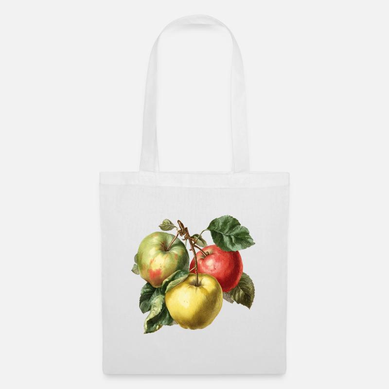 Apfel - Stoffbeutel - Weiß