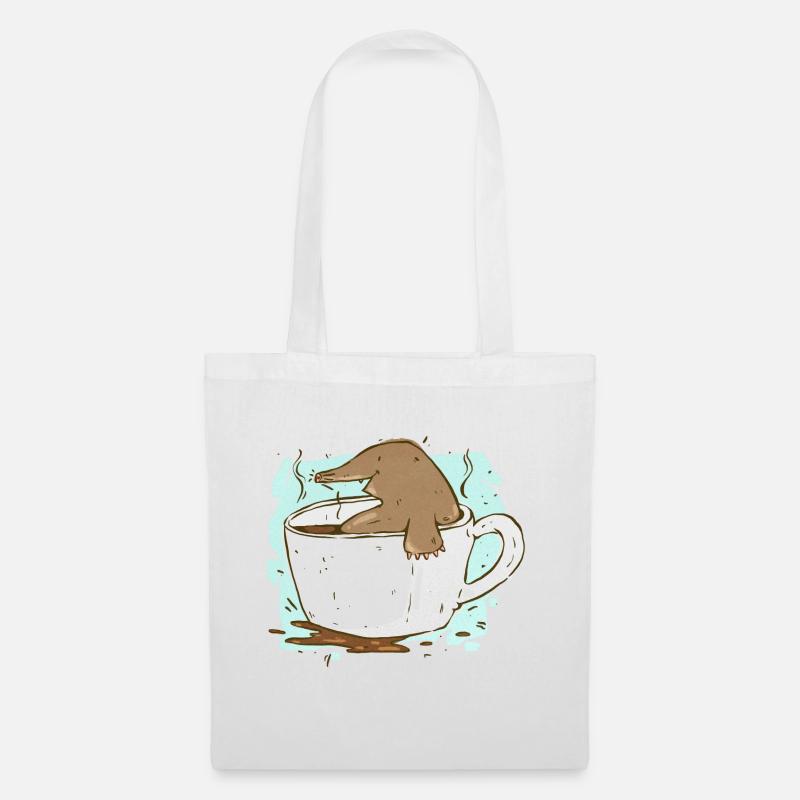Coffee mole - Sac en tissu - blanc