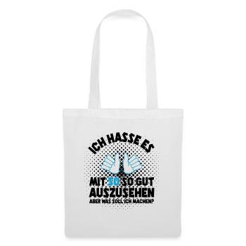 Ich hasse es mit 50 so gut auszusehen - Stoffbeutel - Weiß - Vorne