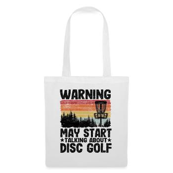 Disc Golf Joueurs Vintage Drôle Cadeau Frisbee - Sac en tissu - blanc - Devant