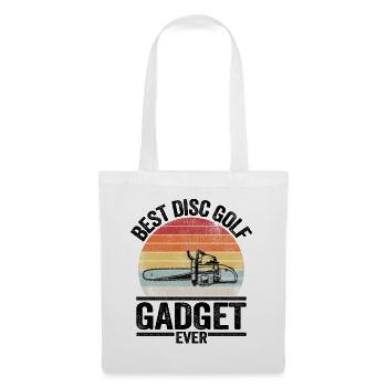 Disc Golf Gadget Vintage Disc Golfer Spruch - Stoffbeutel - Weiß - Vorne