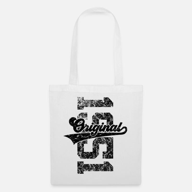 75. GEBURTSTAG ORIGINAL 1951 - Stoffbeutel - Weiß