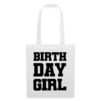 Birthday Girl - Stoffbeutel - Weiß - Vorne