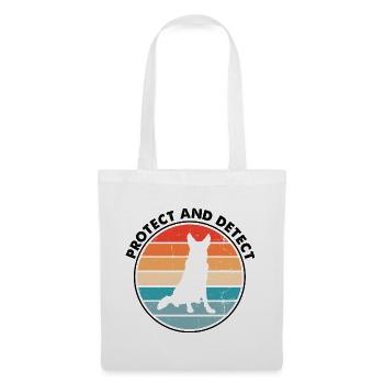 Design German Shepherd Police Design - Tote Bag - white - Front
