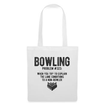 Bowling - Stoffbeutel - Weiß - Vorne