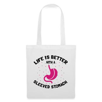 Gastric Bypass and Gastric Bypass Operation Design - Tote Bag - white - Front