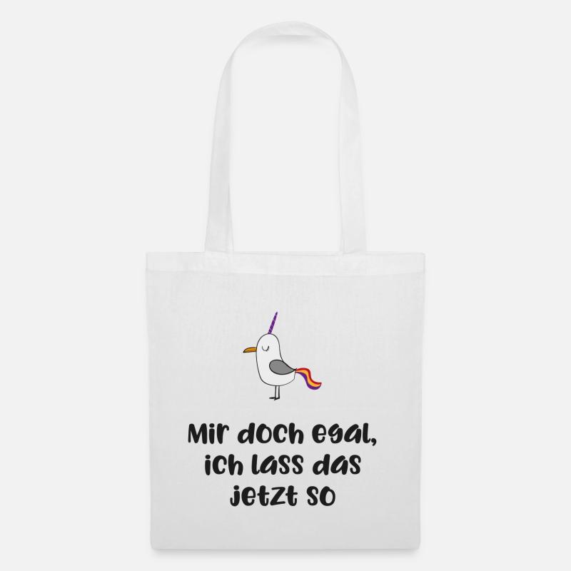 lustiger Spruch - Stoffbeutel - Weiß