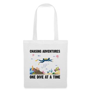 Diving Adventure Divers Sea Ocean - Tote Bag - white - Front
