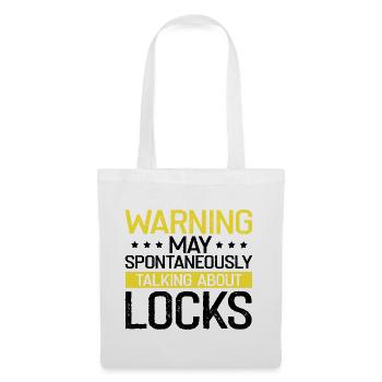 Lock Picking Locking Technician Schlossdienst Design - Tote Bag - white - Front