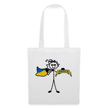 Peace for Ukraine - Tote Bag - white - Front