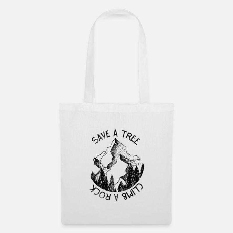 Climbing Bouldering Free Climbing Gift - Tote Bag - white