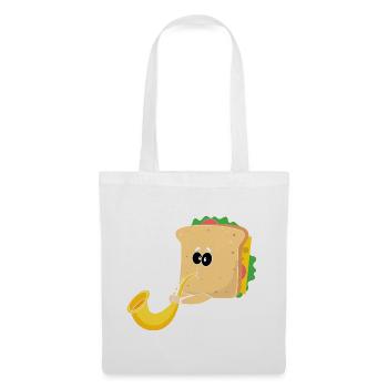 Saxophonist Saxophone Cheese Music Musicians - Tote Bag - white - Front