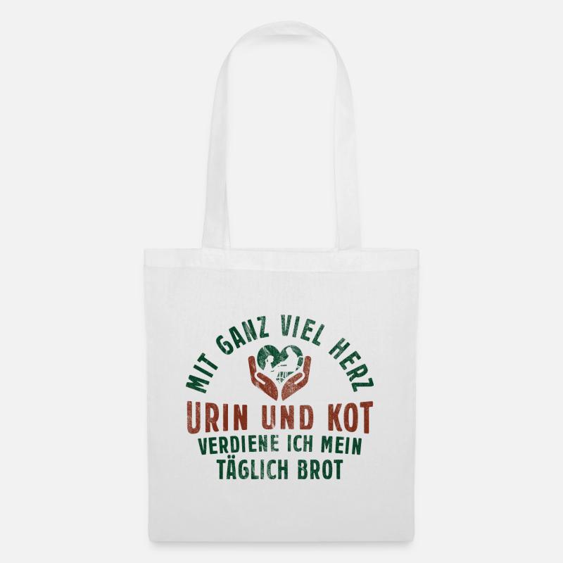 Pflegekraft - Stoffbeutel - Weiß