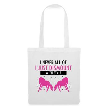 Vaulting Acrobatics Design and Equestrian Horse - Tote Bag - white - Front