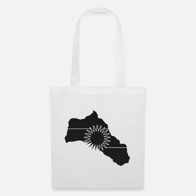 Flagge Geschenk Kurdistan Kurdisch Kurde Heimat - Stoffbeutel - Weiß