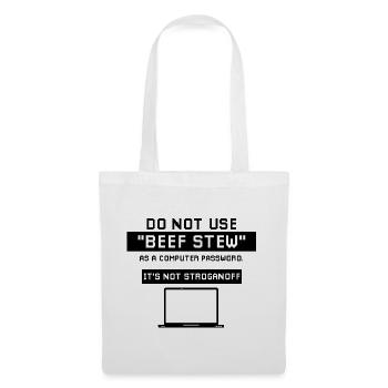 Cybersecurity Design for Hackers and Cyber Security - Tote Bag - white - Front