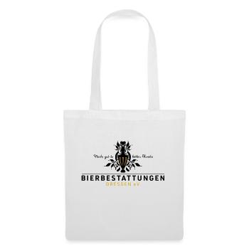 Bierbestattungen Dresden - Stoffbeutel - Weiß - Vorne