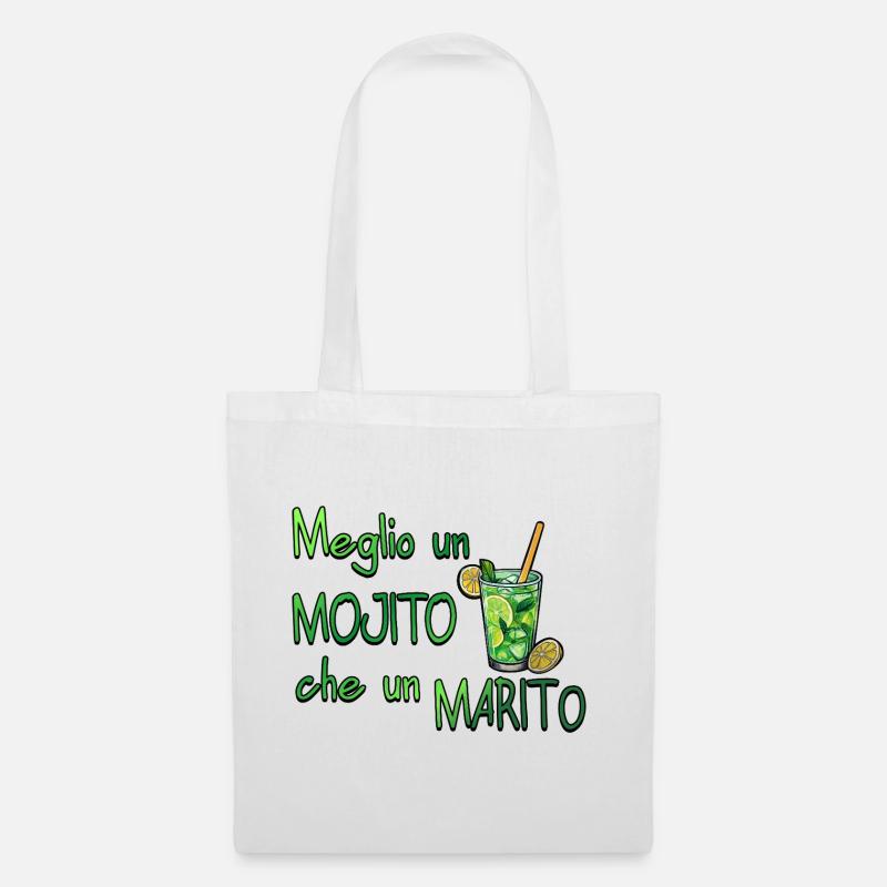 Mojito Stimmung - Stoffbeutel - Weiß