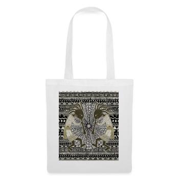 Native American Kokopelli Musicans - Mandala 1 - Tote Bag - white - Front