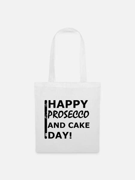 Happy Prosecco - Stoffbeutel - Weiß