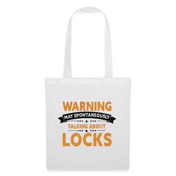 Lock Picking Locking Technician Schlossdienst Design - Tote Bag - white - Front