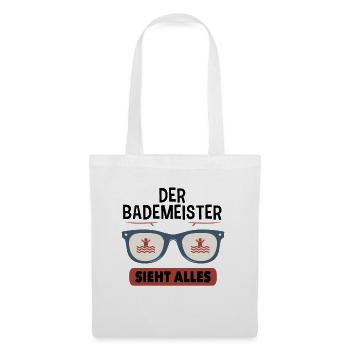 Schwimm - Shirt Tauchen Sport Bademeister Geschenk - Stoffbeutel - Weiß - Vorne