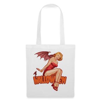 Halloween Vampire Lady Scary Trick or Treat Outfit - Tote Bag - white - Front