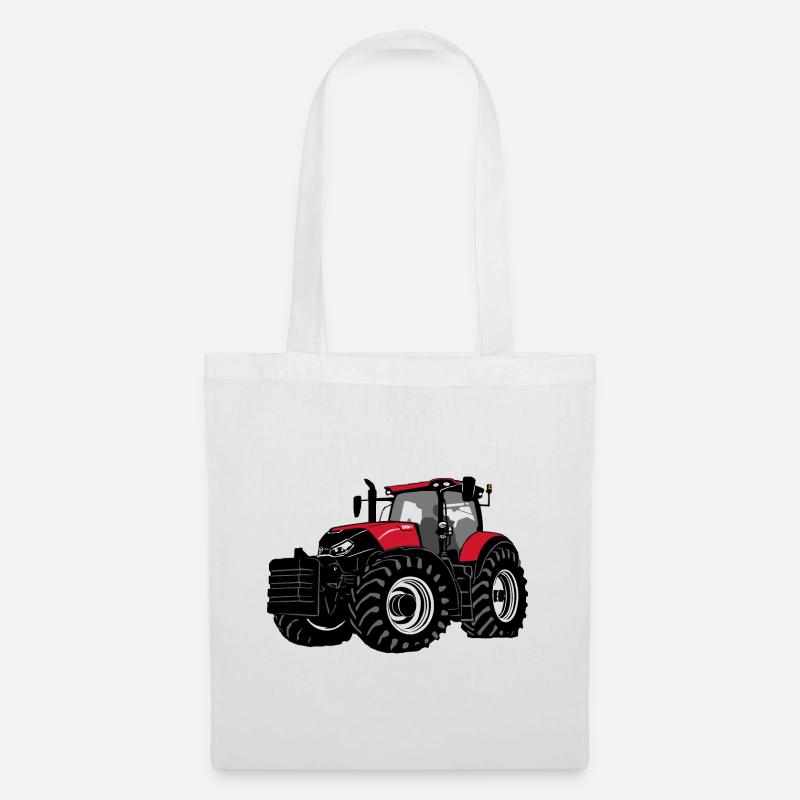 Traktor - Schlepper - Landwirt - Bauer - Stoffbeutel - Weiß