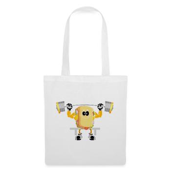 Sandwich Bodybuilding Fitness Gym Gift - Tote Bag - white - Front