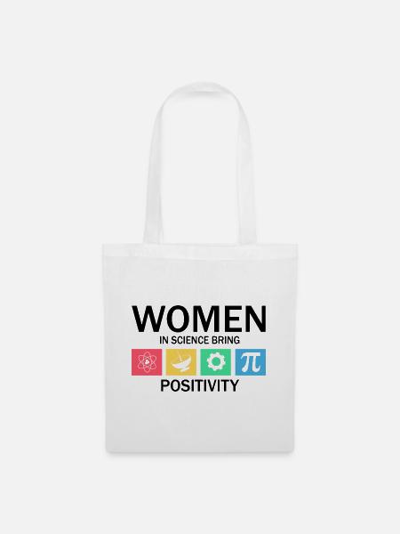 Professorin Steminist Designs für Equality Stem - Stoffbeutel - Weiß