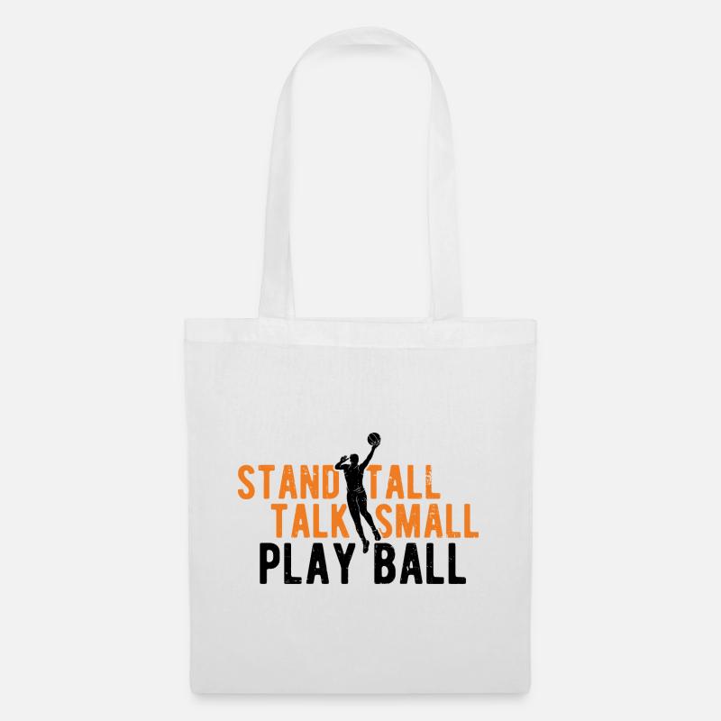 Basketball - Stoffbeutel - Weiß