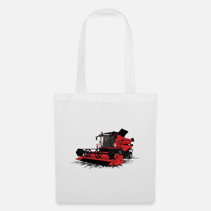 Moissonneuse-batteuse - Moissonneuse-batteuse - Sac en tissu - blanc