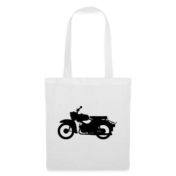 Simson Sperber / Habicht Silhouette - Stoffbeutel - Weiß - Vorne