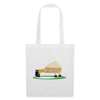Sandwich Bodybuilding Fitness Gym Gift - Tote Bag - white - Front