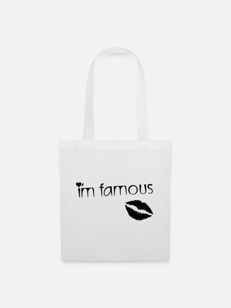 I'M FAMOUS - Tote Bag - white