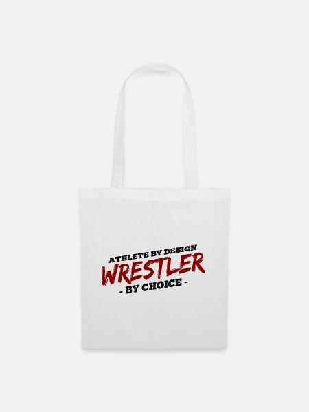 Grappling Martial Arts Wrestling - Stoffbeutel - Weiß