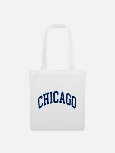 Chicago - Stoffbeutel - Weiß