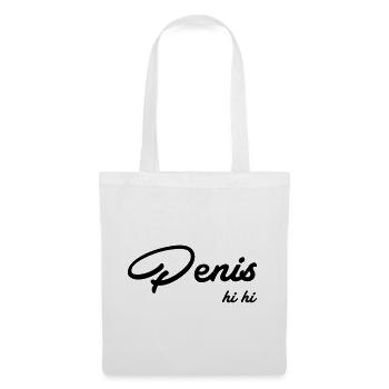 Penis hihi - Tote Bag - white - Front