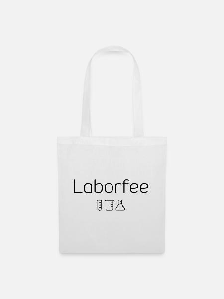 Labor Fee Laborfee - Stoffbeutel - Weiß