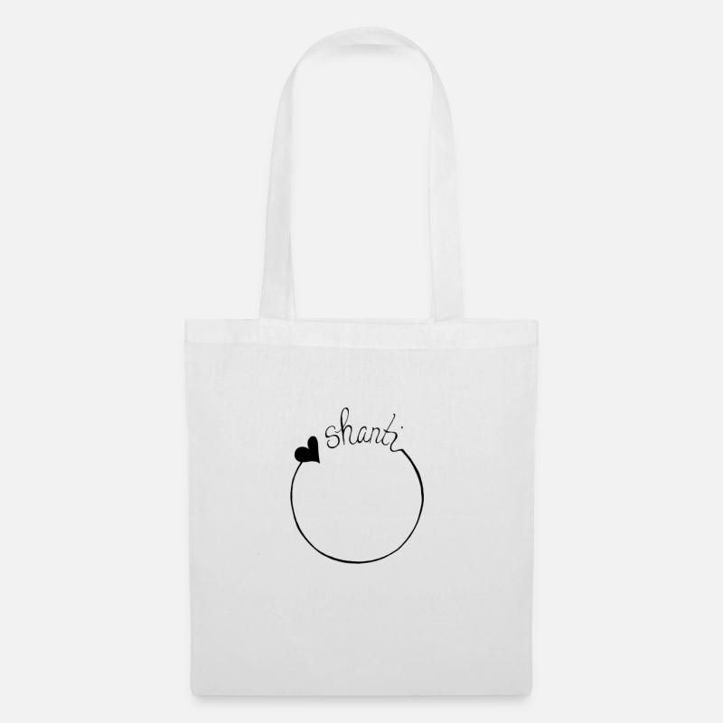 Shanti VEGAN GESCHENK GESCHENKIDEE - Stoffbeutel - Weiß