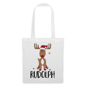 Noël - Sac en tissu - blanc - Devant