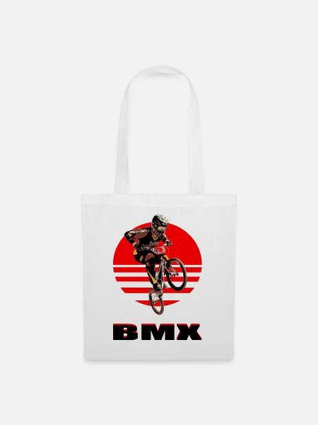 BMX Bike - Stoffbeutel - Weiß
