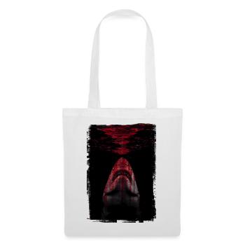 Le requin - Sac en tissu - blanc - Devant